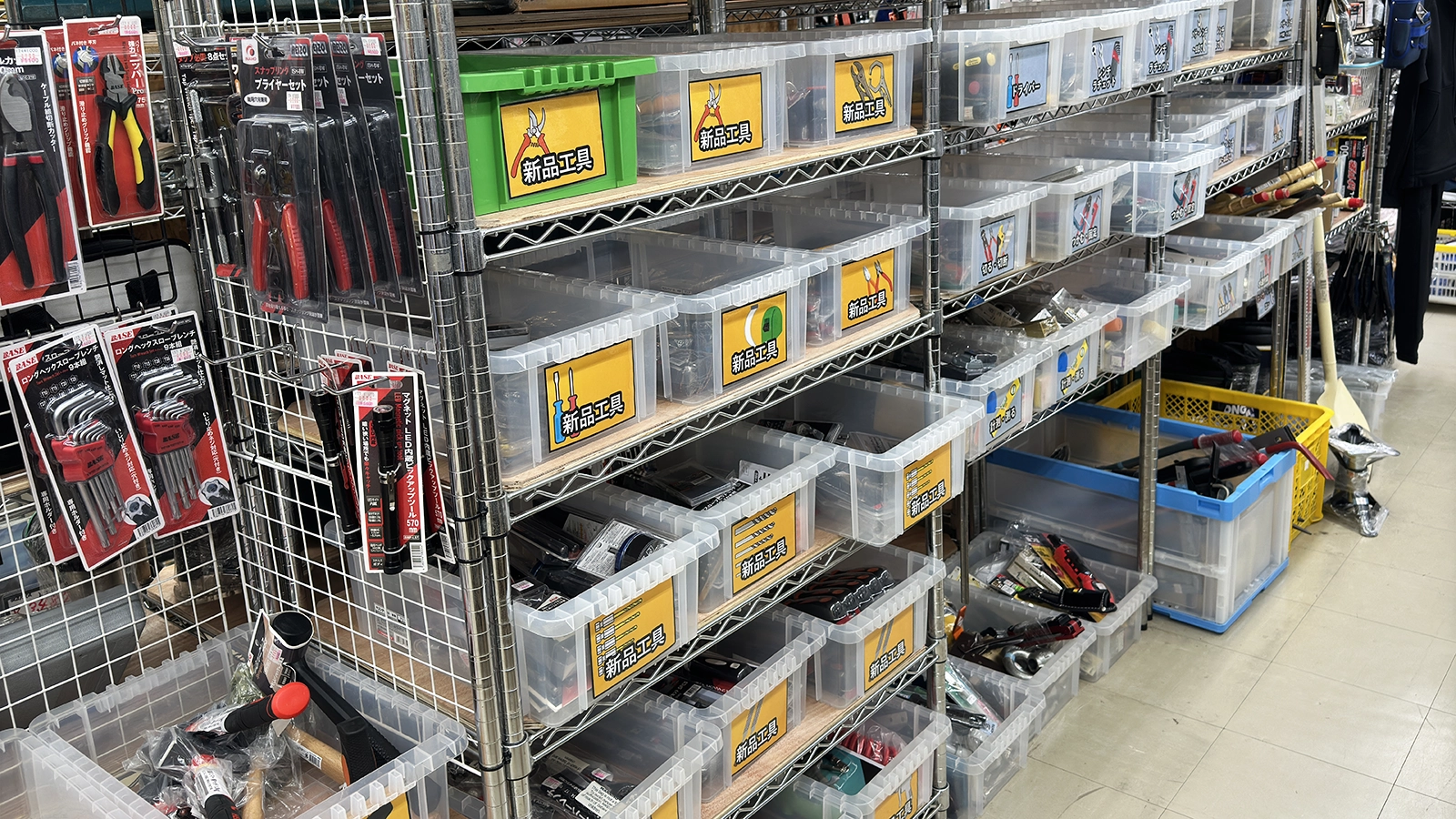玉島のハンドツールコーナー