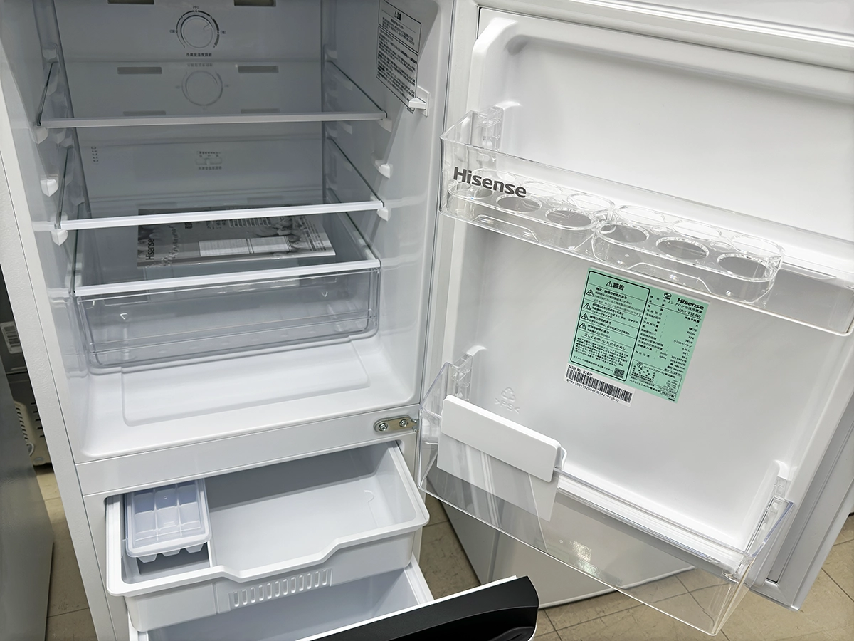 ハイセンス2ドア冷蔵庫2025年