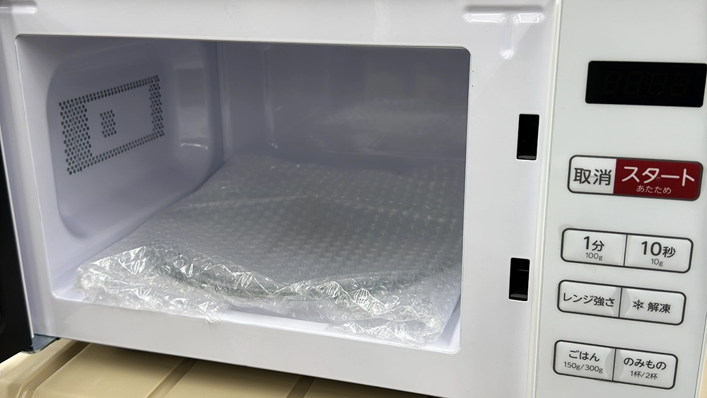 庫内もきれいな Haier 単機能電子レンジ KS-MW23T17
