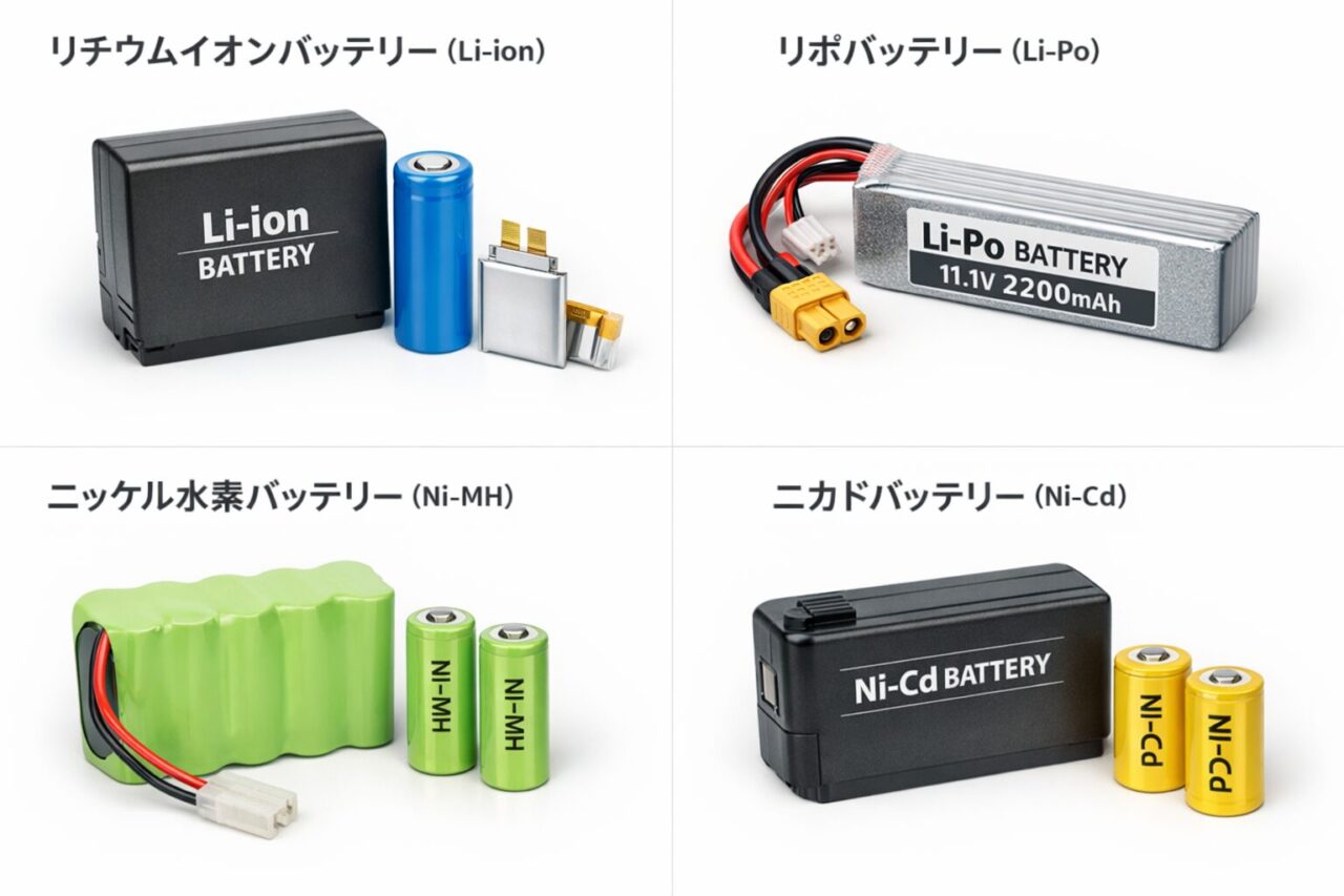 日常生活に使用されるバッテリーの種類と特徴|正しい保管・処分方法