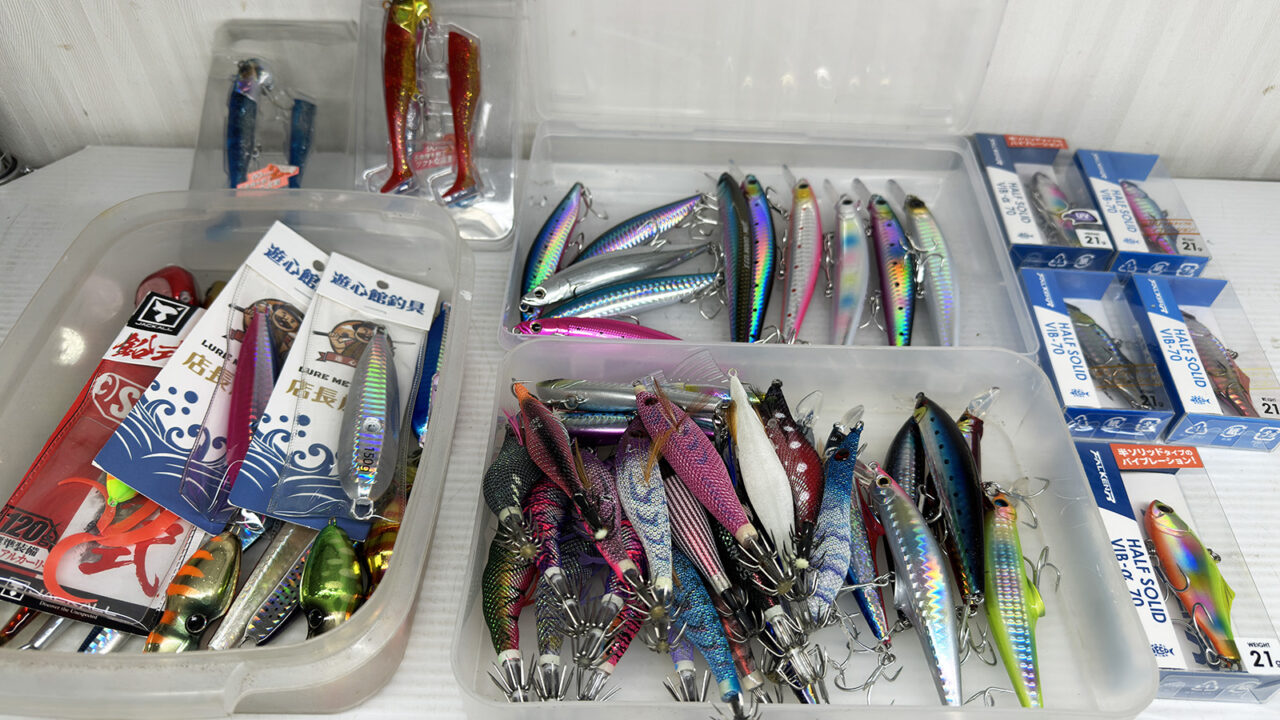 シーバス・青物向けのミノー、メタルジグ、タイラバヘッドなどルアーまとめて買取