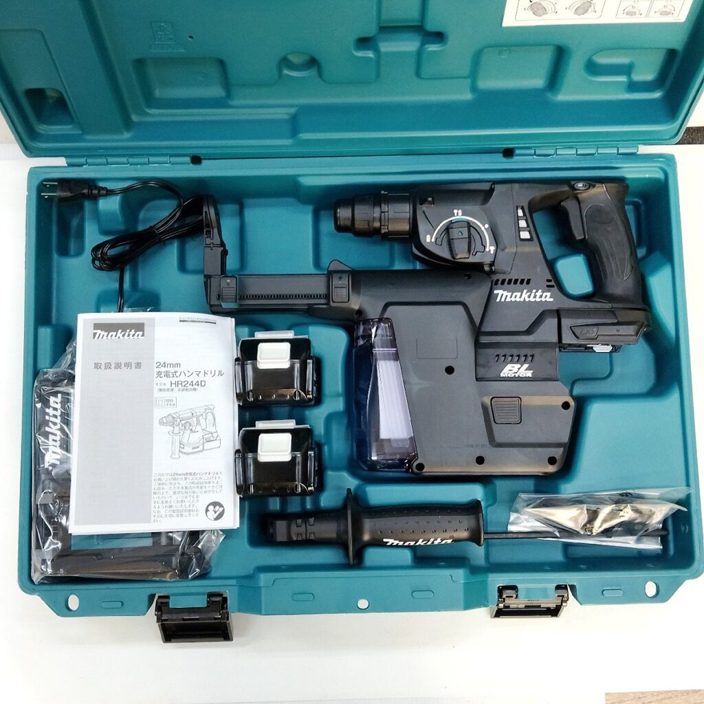 【未使用】マキタ 充電式ハンマドリル HR244DGXVB を買取