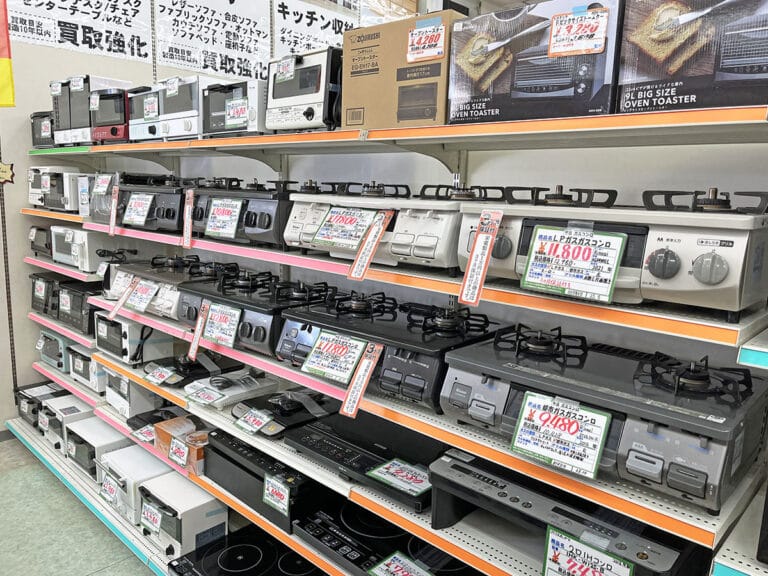 福山市のリサイクルショップ　リサイクルCube福山西新涯店　ガスコンロコーナー