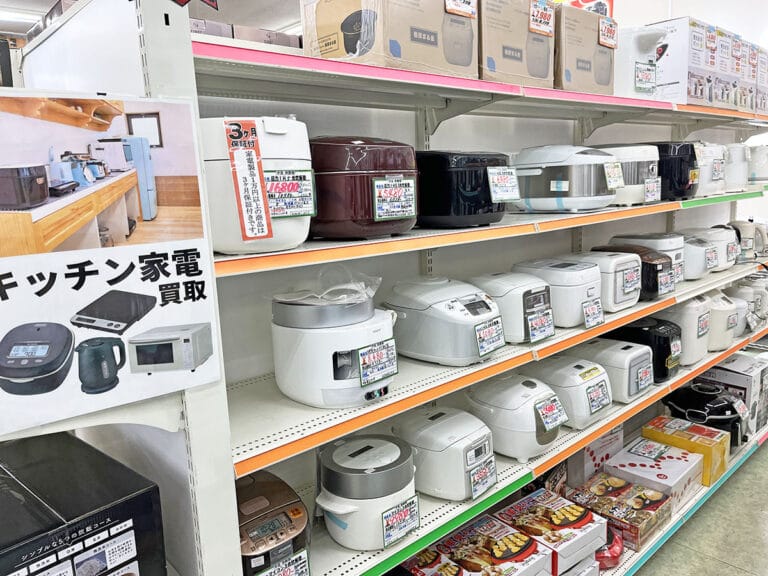 福山市のリサイクルショップ　リサイクルCube福山西新涯店　炊飯器売場