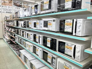 福山市のrサイクルショップ リサイクルCube福山西新涯店 電子レンジ売場