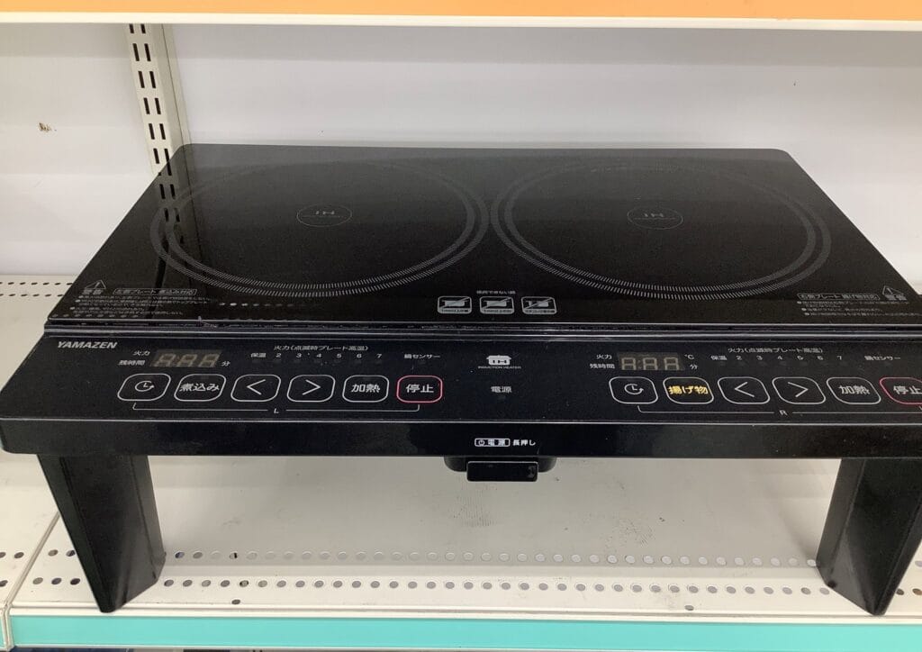【家電買取実績】YAMAZEN 2口IHクッキングヒーター、NORITZ ガスコンロ買取しました。