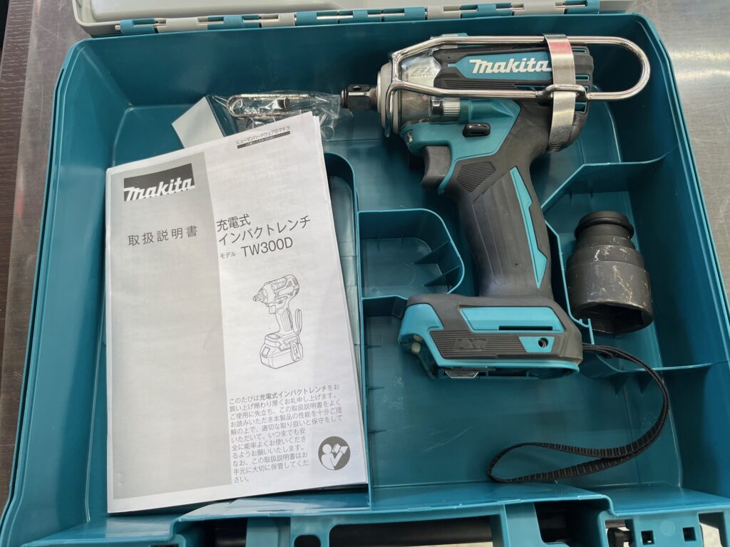 【工具買取】マキタ　充電式インパクトレンチ　TW300D買取しました。　福山西新涯店