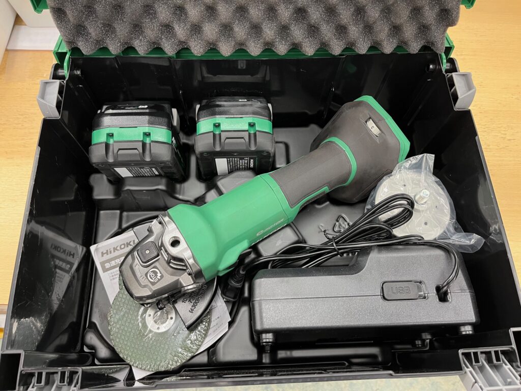 【工具買取】HiKOKI　100mmコードレスディスクグラインダ　G3610DC（2XPZ ）買取しました。