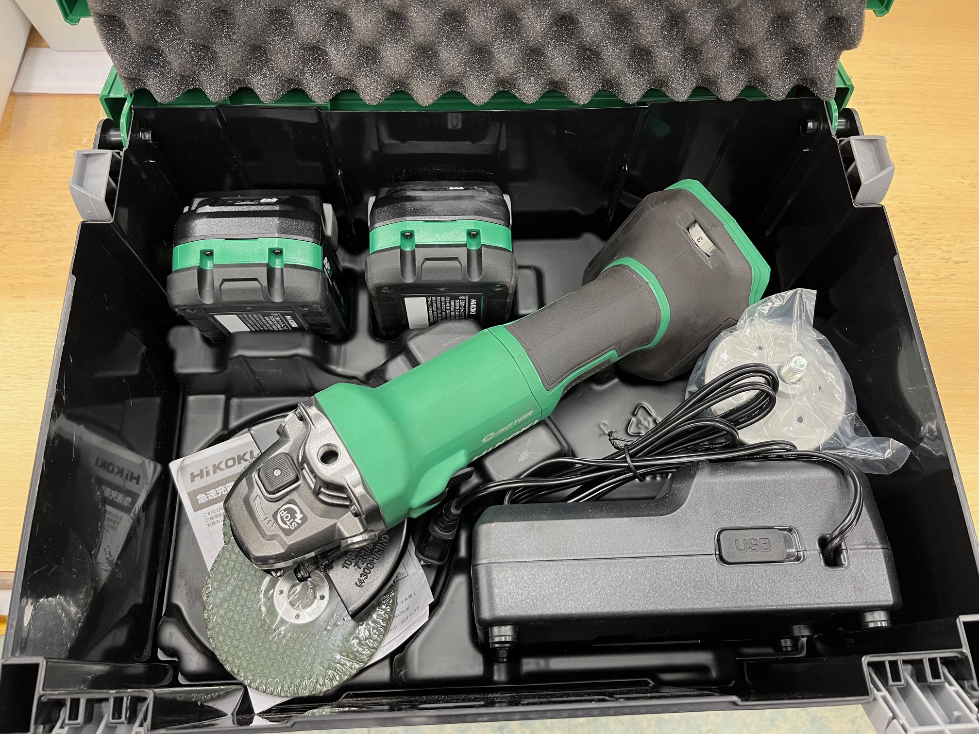 【工具買取】HiKOKI　100mmコードレスディスクグラインダ　G3610DC（2XPZ ）買取しました。