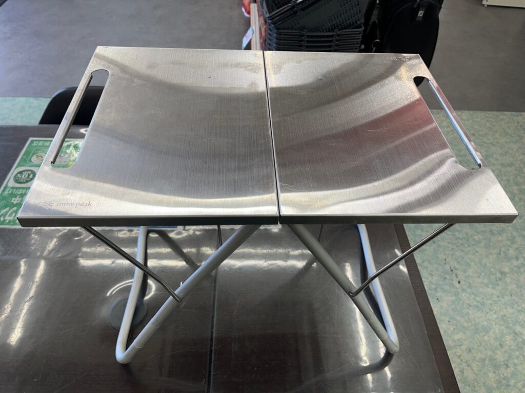 【キャンプ用品買取実績】Snow Peak（スノーピーク）TAKIBI Myテーブル LV-039 買取しました