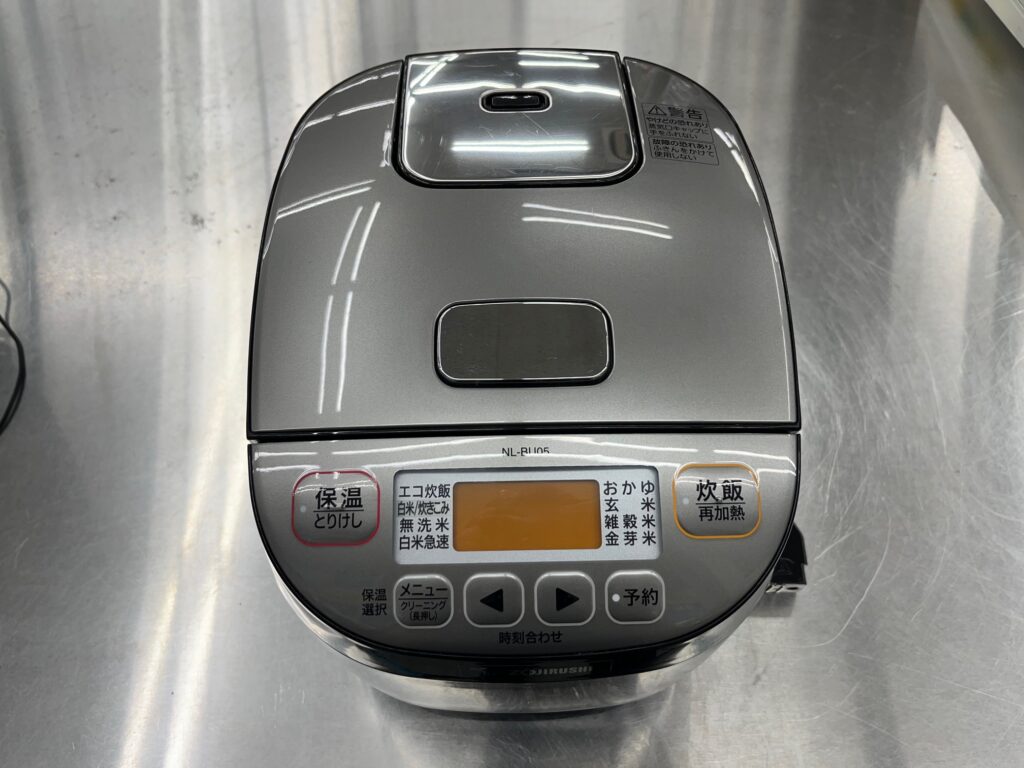 【家電 買取】象印 マイコン炊飯ジャー 極め炊き NL-BU05買取しました。 福山西新涯店