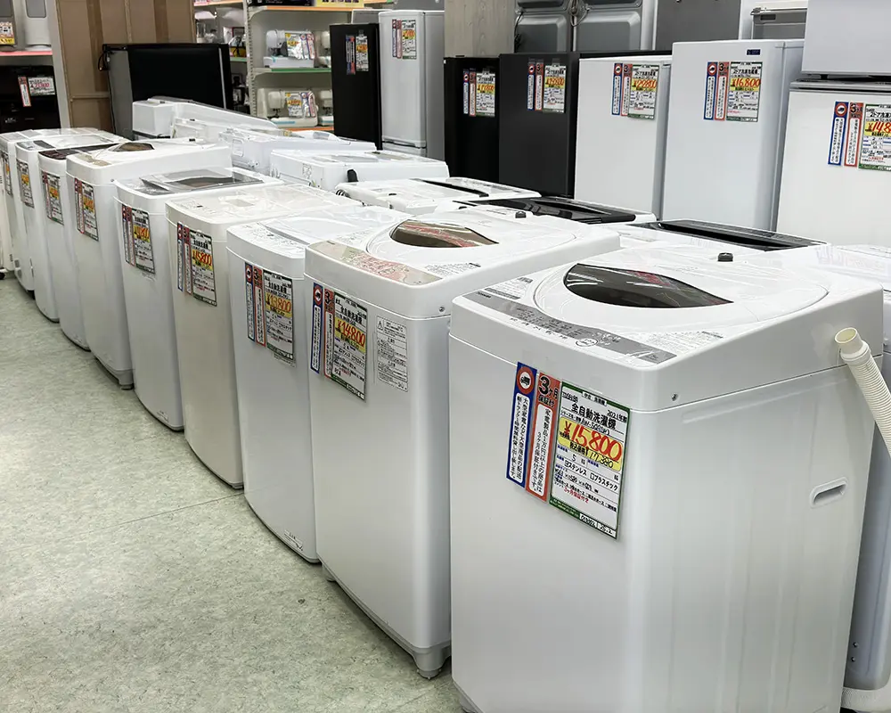 西新涯 洗濯機コーナー