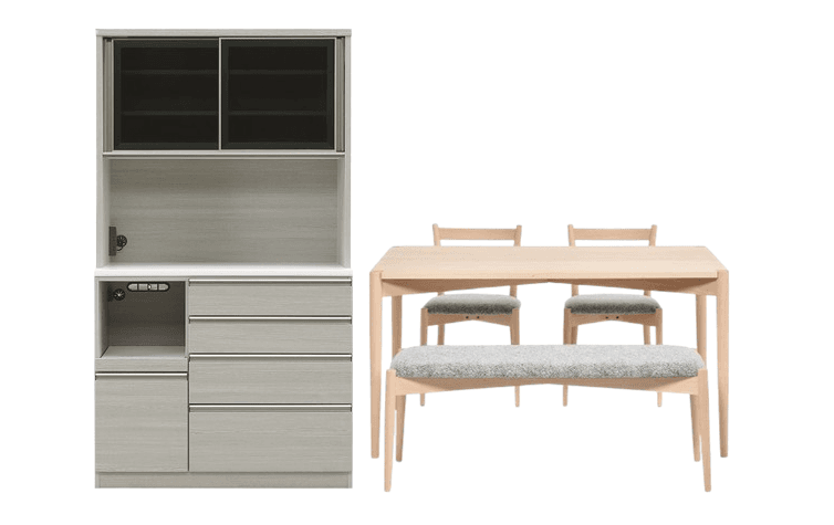 キッチン家具（キッチンカウンター・ダイニングテーブル・食器棚・キッチンボード）高価買取