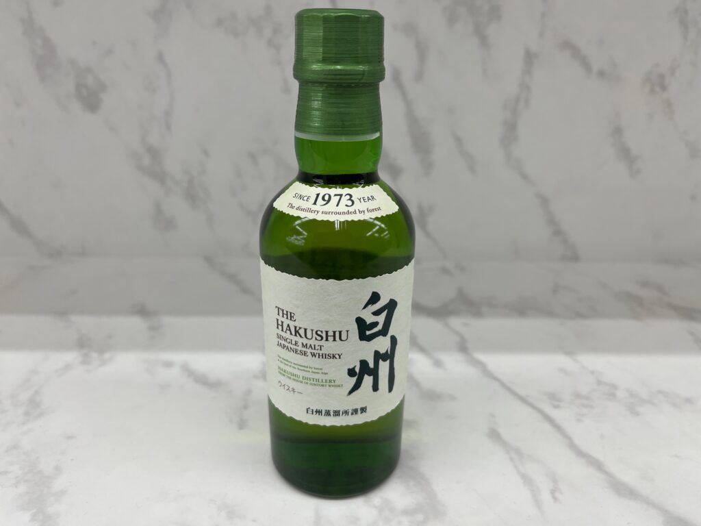 【お酒買取実績】サントリー シングルモルト 白州 180ml 買取しました
