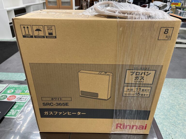 【家電買取実績】リンナイ ガスファンヒーター SRC-365E（未開封品）福山市で買取しました。
