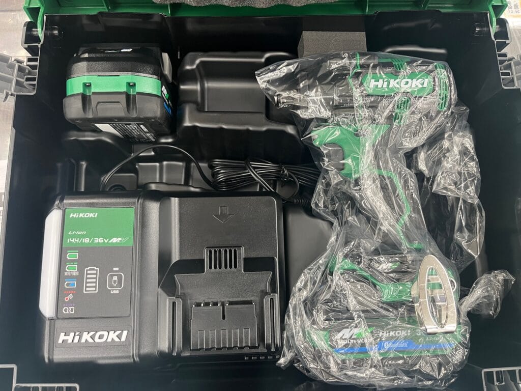 【工具買取実績】ハイコーキ(HiKOKI) 36V コードレスインパクトレンチ WR36DH(2XPSZ)｜福山市で電動工具を高価買取